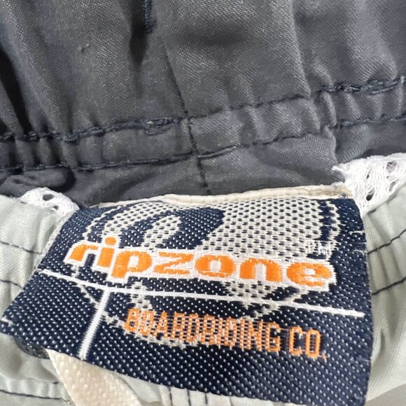 Rip Zone Board Shorts Men Size L Cargo Mid Thigh Drawstring Outdoor Swim Surf - Picture 14 of 16